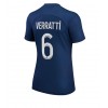 Paris Saint-Germain Marco Verratti #6 Hjemmedrakt Kvinner 2022-23 Kortermet